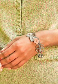 My Jewellery WITH CLOVER AND FLOWERS - Armband - silver-coloured