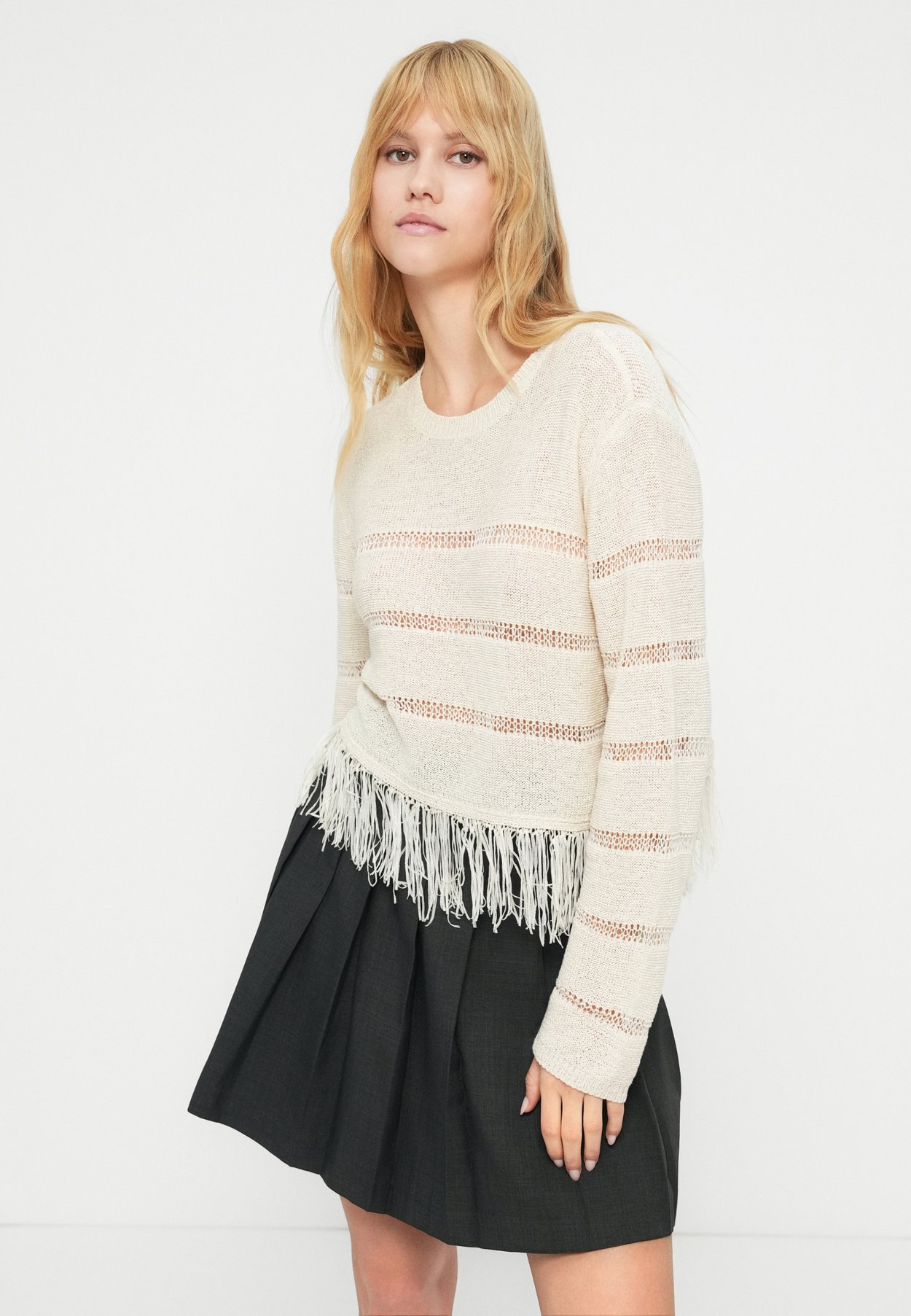 ONLLEA FRINGE O NECK
