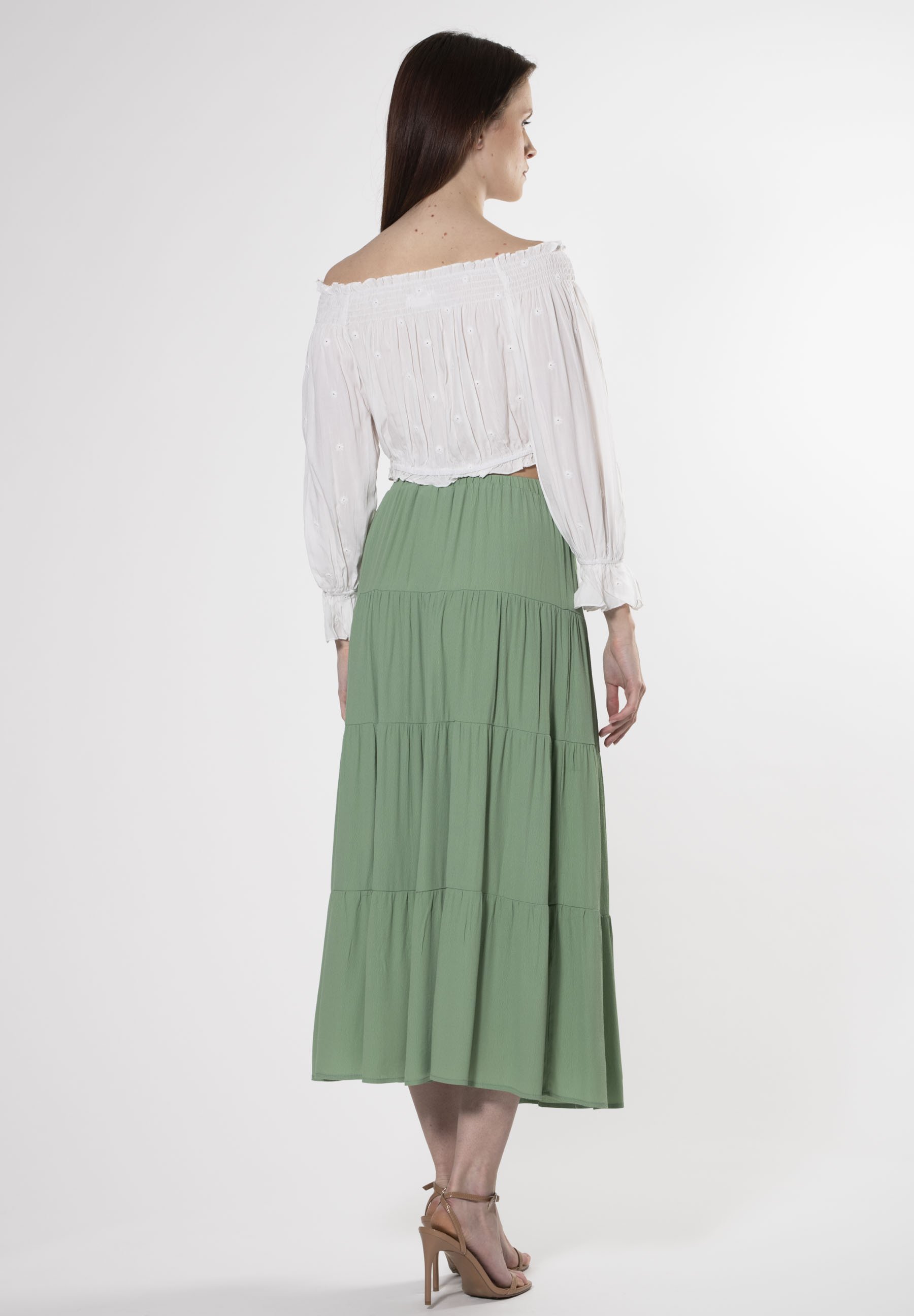 Jupe écossaise Femme Taille Haute – Coupe Trapèze Plissée – Style Décontracté Printemps/été – Pour Plage, Vacances, Sorties