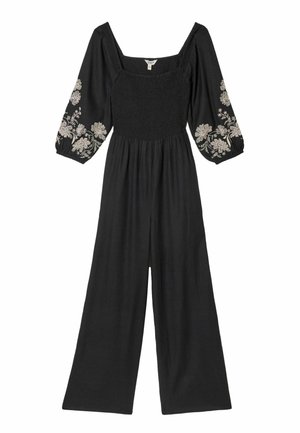 FatFace, REGULAR FIT - EMBROIDERED JUMPSUIT . - Jumpsuit - black