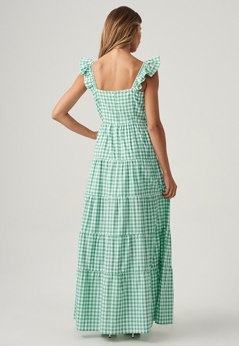 THE FATED ELK - Maxi dress - jade gingham/green - Zalando.ie THE FATED ELK - Maxi dress - jade gingham/green - Zalando.ie