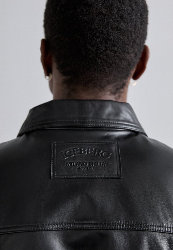 GIUBBOTTO - Leather jacket - nero3