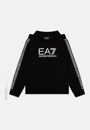 EA7 Emporio Armani KIDS HOODIE STYLE UNISEX - Kapuzenpullover - black