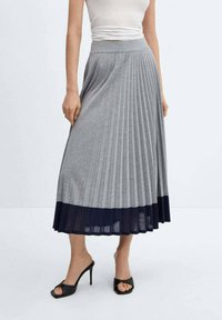 Mango SARA H - Gonna a campana - mottled light grey
