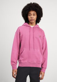 Carhartt WIP HOODED NELSON  - Sportska majica - magenta garment dyed
