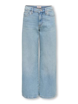 ONLY GIRLS JEANS MIT WEITEM BEIN KOGBROOME HOHE TAILLE  - Alt laienevad teksad - light blue denim