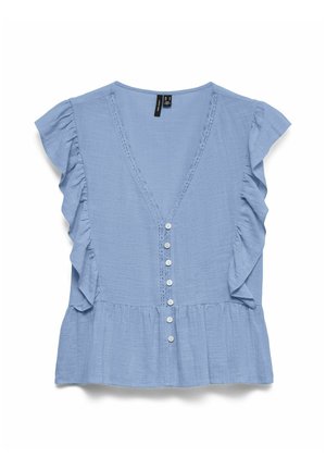 Vero Moda, TOP VMVIDO TOP - Blouse - brunnera blue