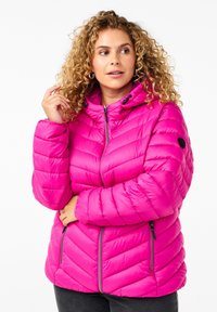 Zizzi Winterjacke - fuchsia red