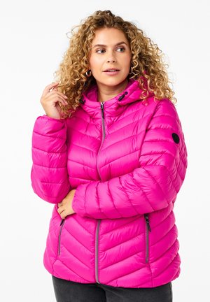 Zizzi Veste d'hiver - fuchsia red