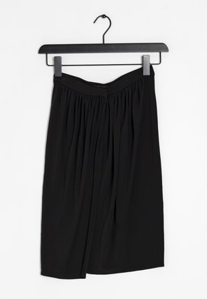 Mango Zavinovací sukně - black