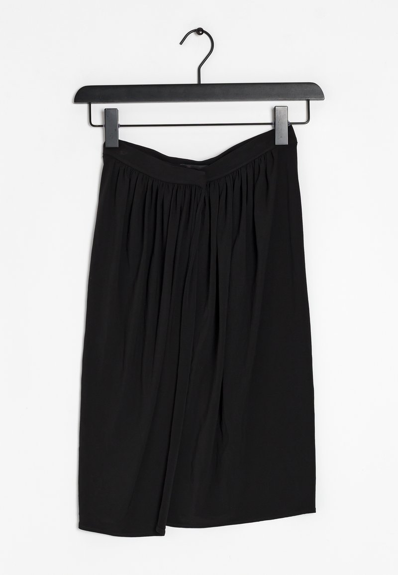 Mango Zavinovací sukně - black