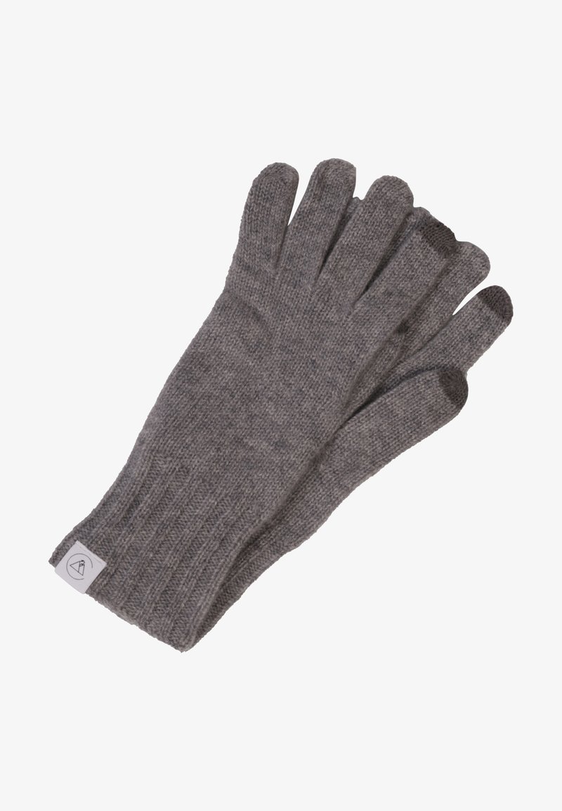 CASH-MERE Fingerhandschuh - grau