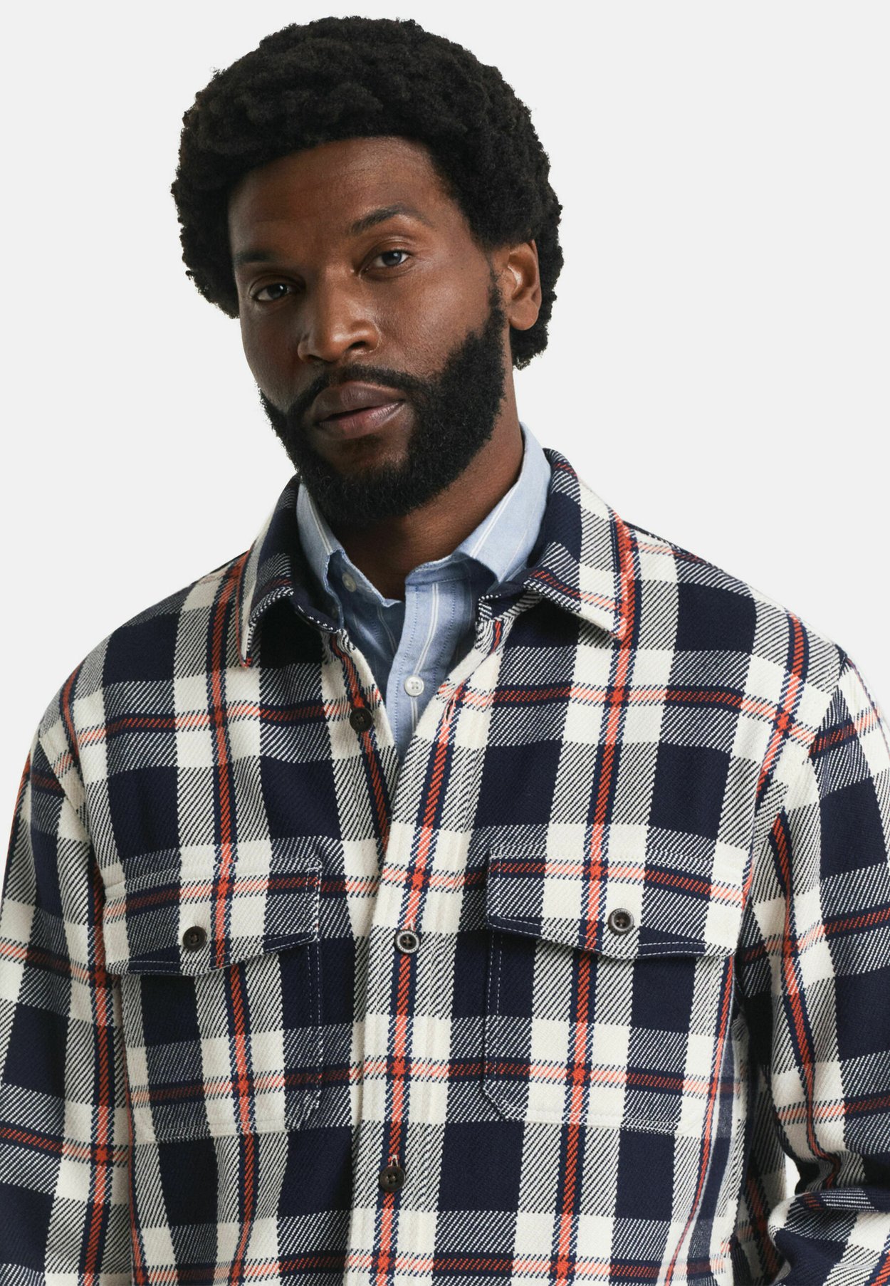 CHECKED HEAVY TWILL