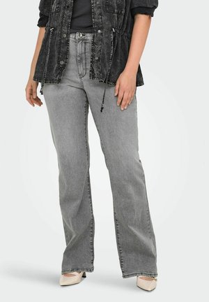 CARLUSH MITTLERE TAILLE RETRO-FIT, AUSGESTELLT  - Alt laienevad teksad - light grey denim