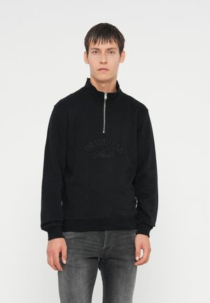 JORBLEECKER BRANDING HIGH NECK  - Sweatshirt - black