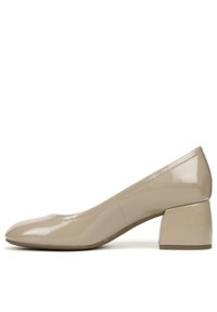 Niet geselecteerd, beige patent leather