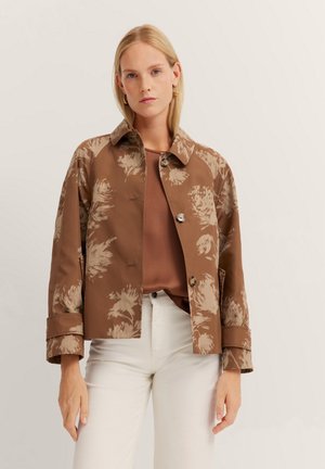 FLORAL - Summer jacket - taupe