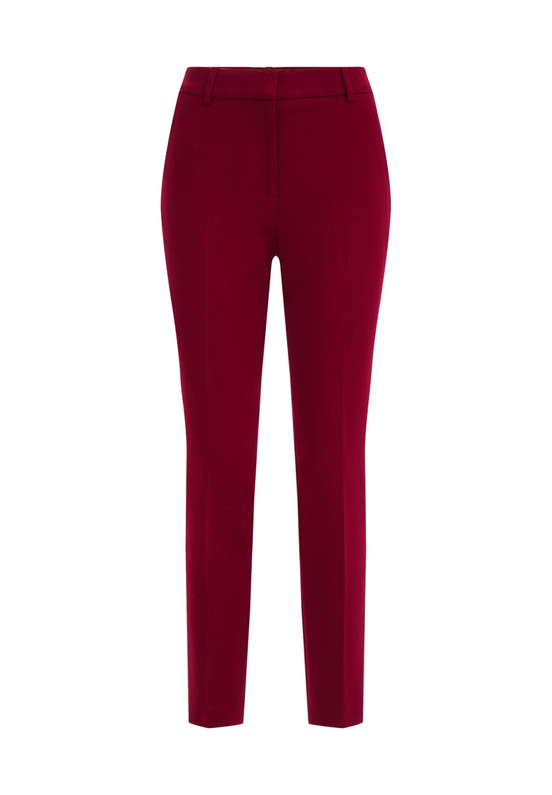WE Fashion Broek donkerrood