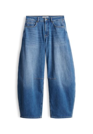 OPUS PANTS, MID RISE - Baggy Jeans - mid blue