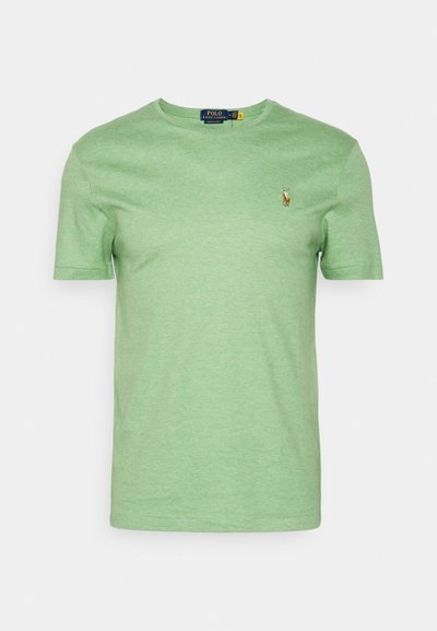 Polo Ralph Lauren CUSTOM SLIM FIT SOFT COTTON T-SHIRT - T-shirt básica - outback green heather