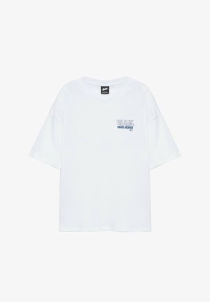PULL&BEAR, PRIVATE ARCHIVES GRAPHIC - T-SHIRT - T-shirt imprimé - white