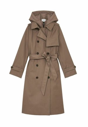 Reiss, AZURA HOODED INSERT TRENCH COAT - Trenchcoat - taupe neutral