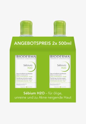 Bioderma BIODERMA SÉBIUM H2O MIZELLENREINIGUNGSWASSER 2X500ML ZUM ANGEBOTSPREIS SÉBIUM H2O - Struccante - transparent