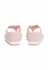 Tommy Hilfiger LOGO WEBBING - T-bar sandals - foggy pink
