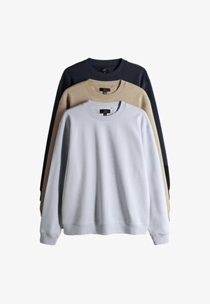 THE SET, 3 PACK - Felpa - blue navy