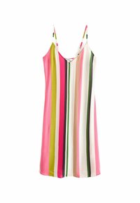 Next STRAPPY  REGULAR FIT - Nappali ruha - pink green stripe