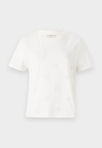 JDYCIF BRODERIE ANGLAISE  - Majica kratkih rukava s printom - cloud dancer