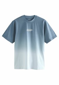 DIP DYE GRAPHIC - Tričko s potlačou - blue