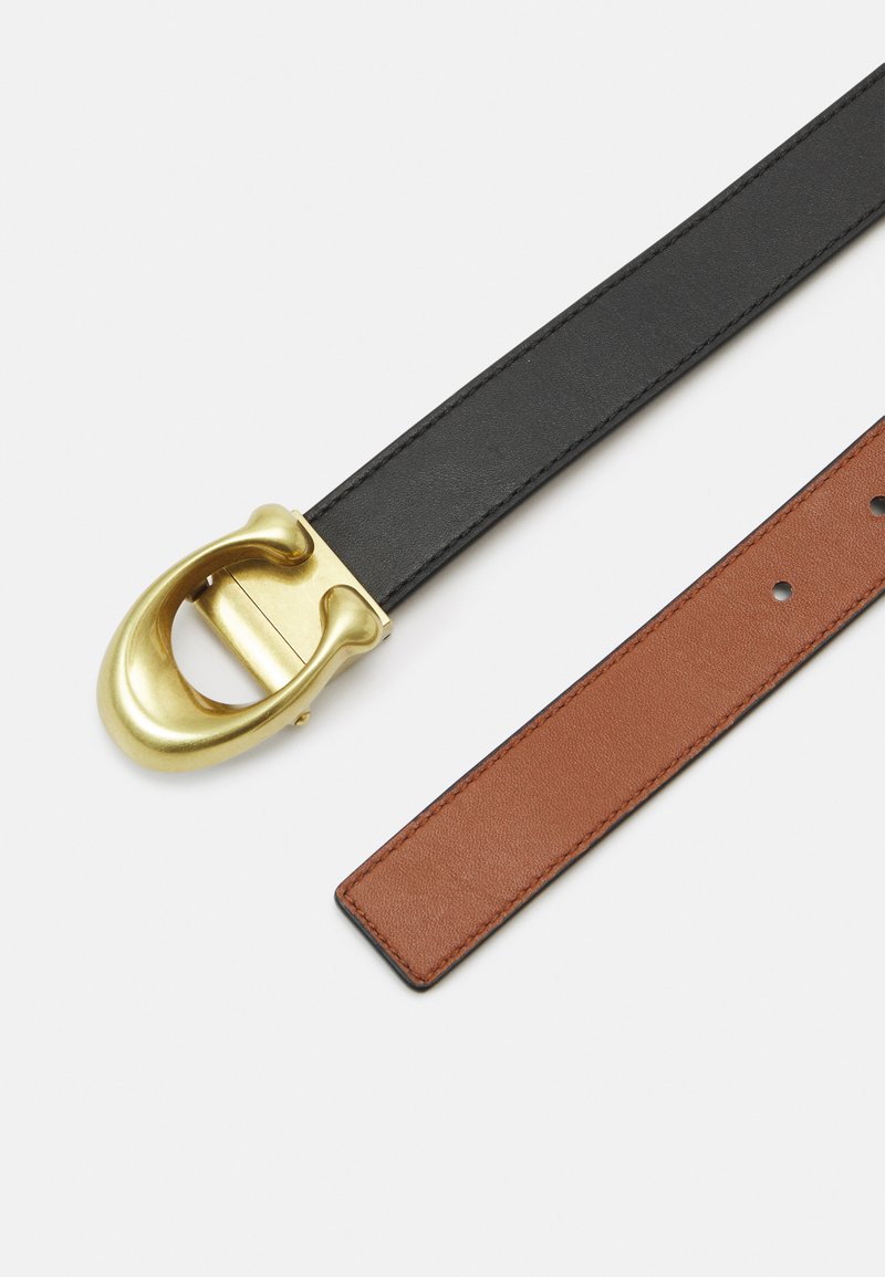 COACH SCULPTED C BUCKLE CUT-TO-SIZE REVERSIBLE BELT, 25MM