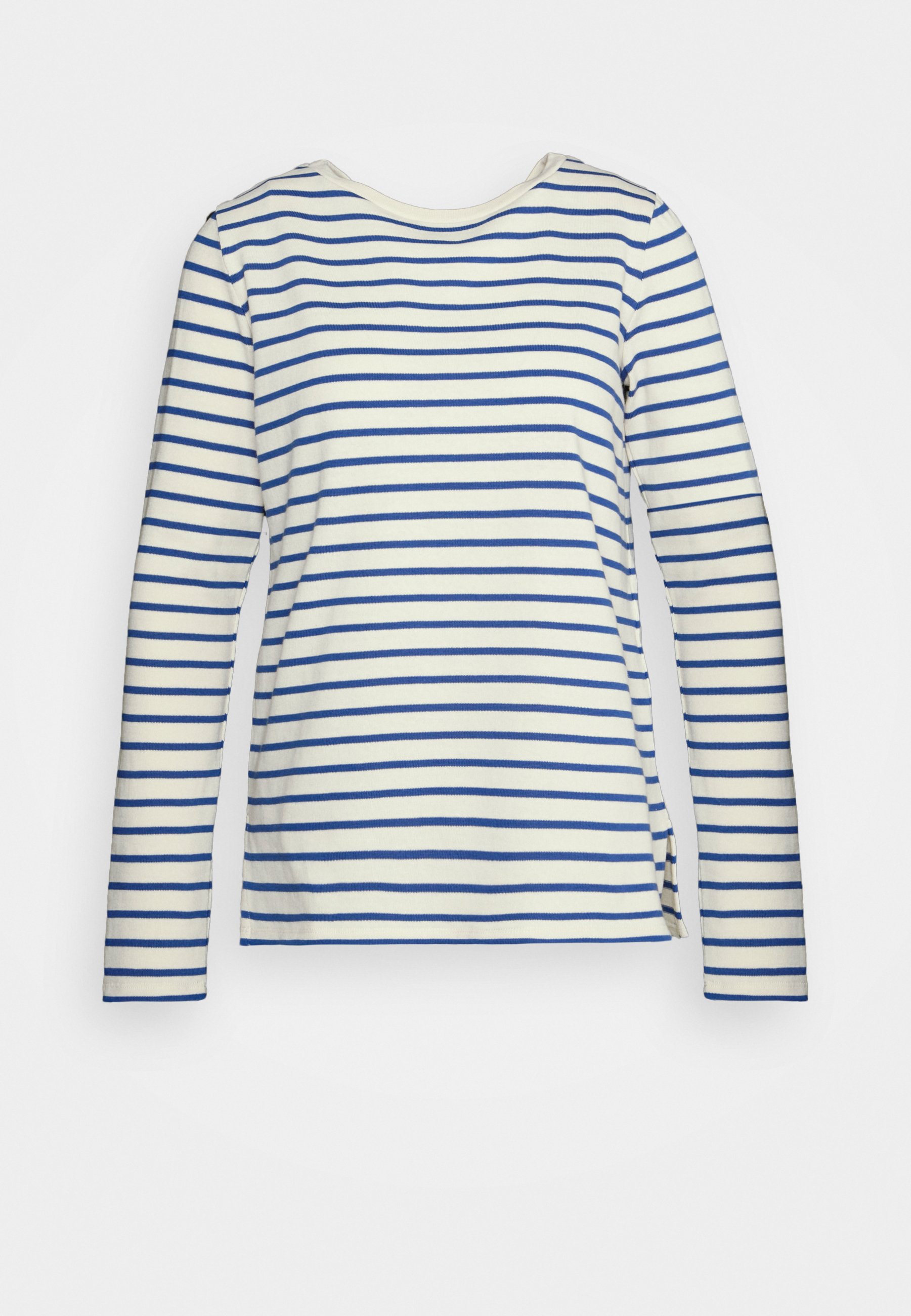 red guess striped shirt