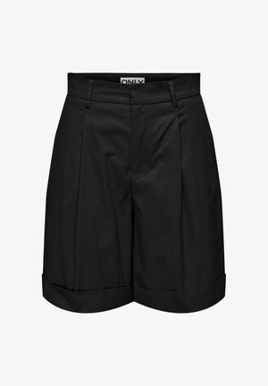 ONLY, ONLROSALIE HW BERMUDA SHORTS PNT NOOS - Shorts - black