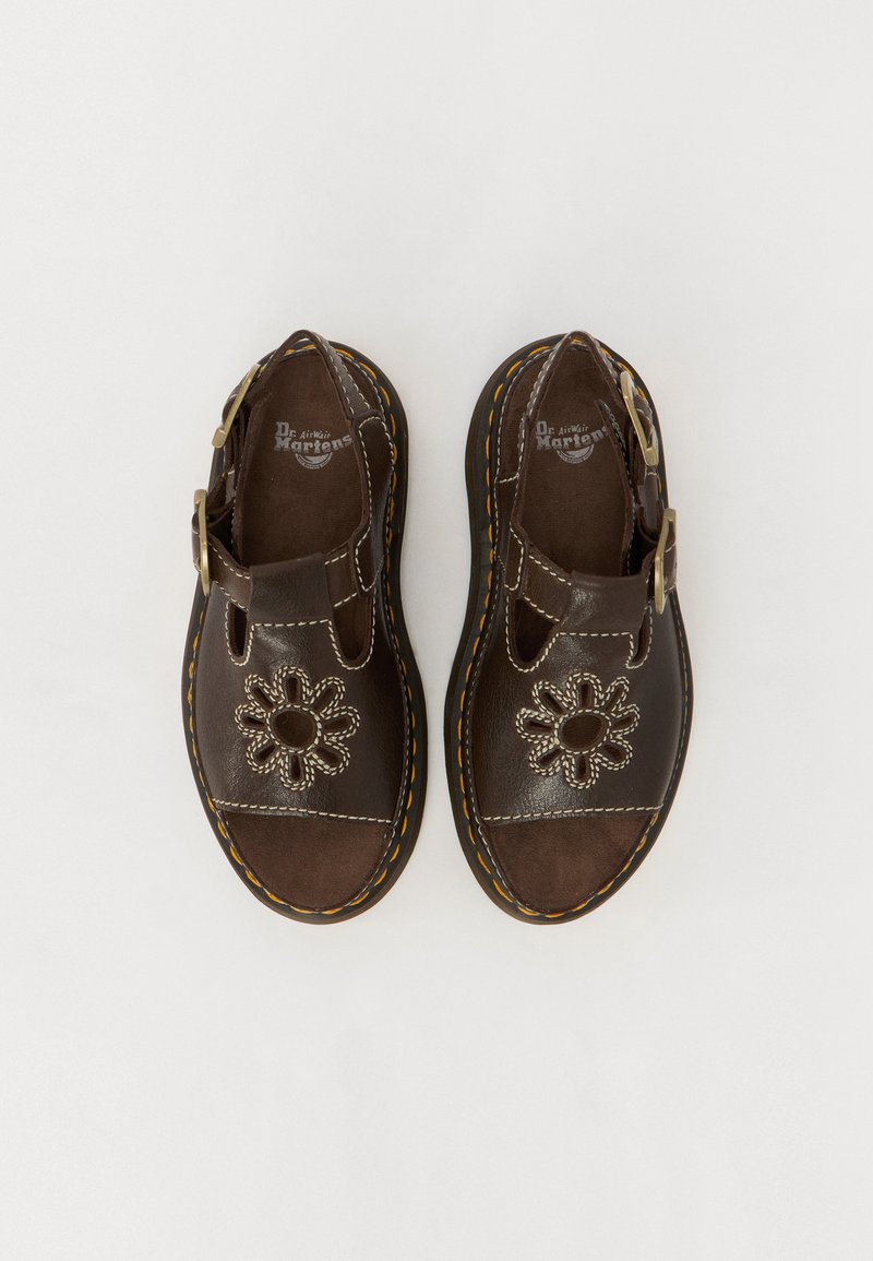 Dr. Martens DUNNET - Sandali con plateau - kelp brown