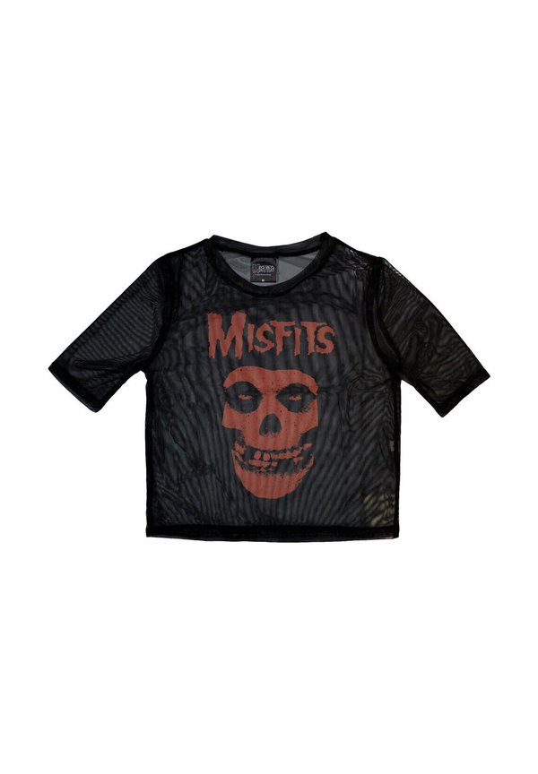 MISFITS LOGO AND SKULL CROP - Blouse2