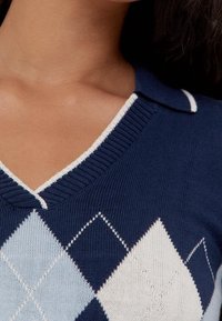 Stradivarius Strickpullover - dark blue
