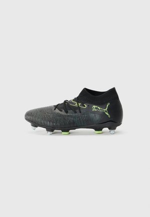 FUTURE 8 - Football boots soft ground - black/fizzy light/green terrain