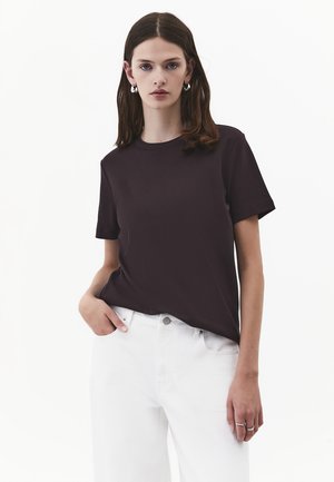 OXXO, OXXO LOOSE FIT CREW NECK WOMEN'S T-SHIRT - Basic T-shirt - ganache