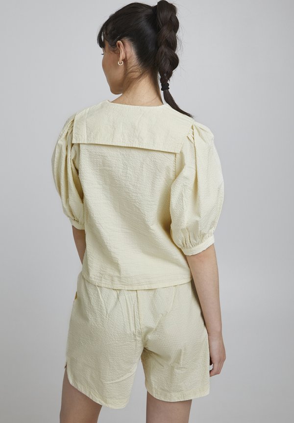 IHFiliz - Button-down blouse - vanilla custard3
