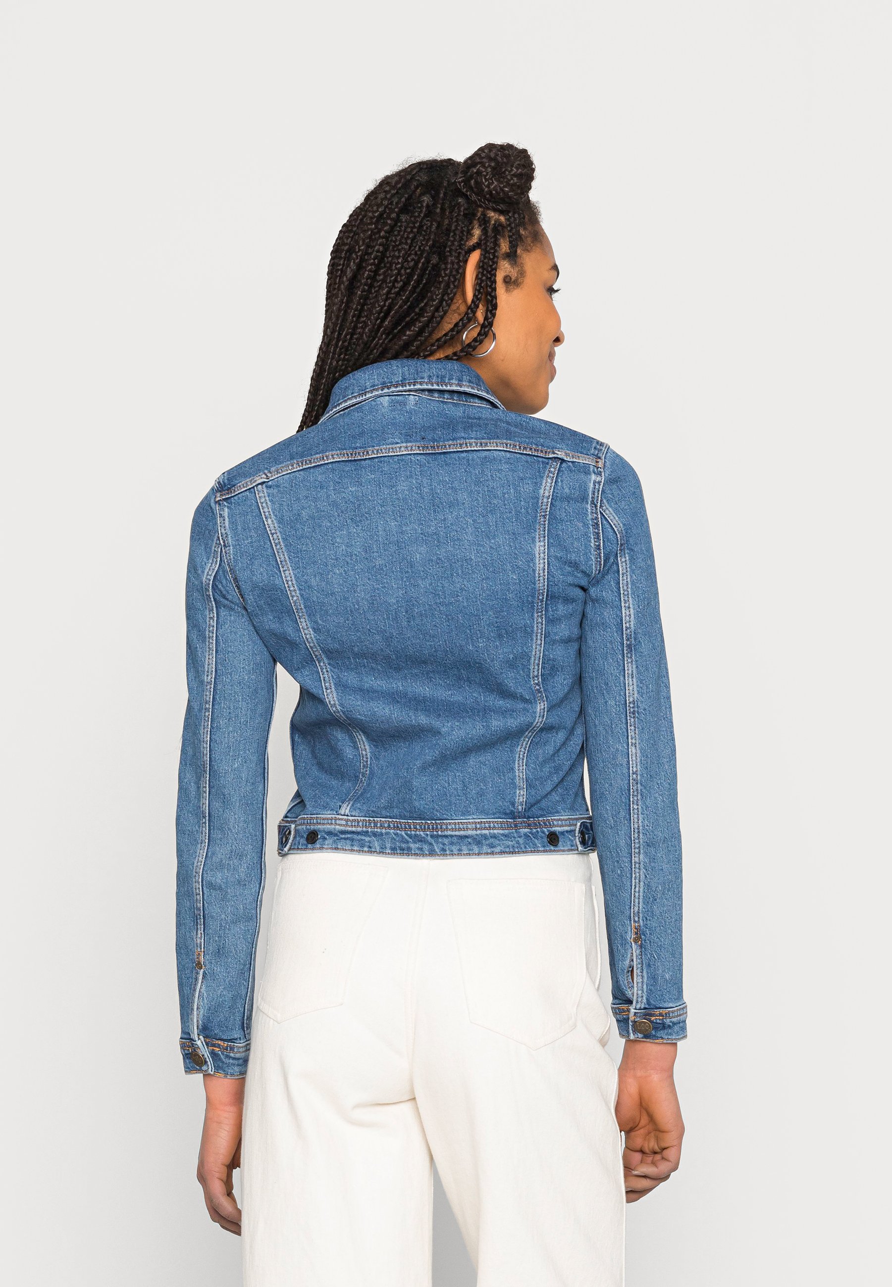 Lee RIDER JACKET - Denim jacket - stone 