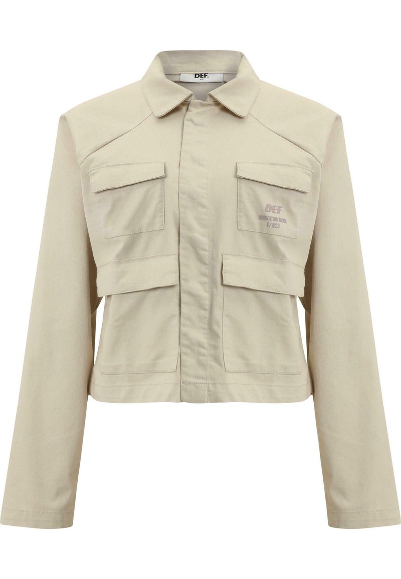 DEF WORKY - Summer jacket - beige - Zalando
