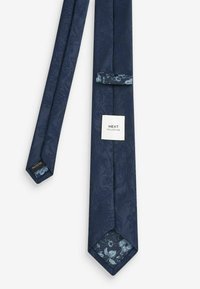 Next SET REGULAR - Kravata - navy blue floral