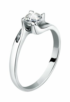 Ring - white gold-coloured