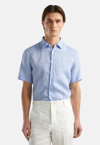 United Colors of Benetton SHORT SLEEVE  - Overhemd - light blue