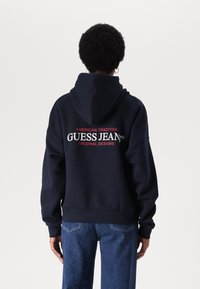 Guess Jeans AMERICAN TRAD - Felpa - daring ocean