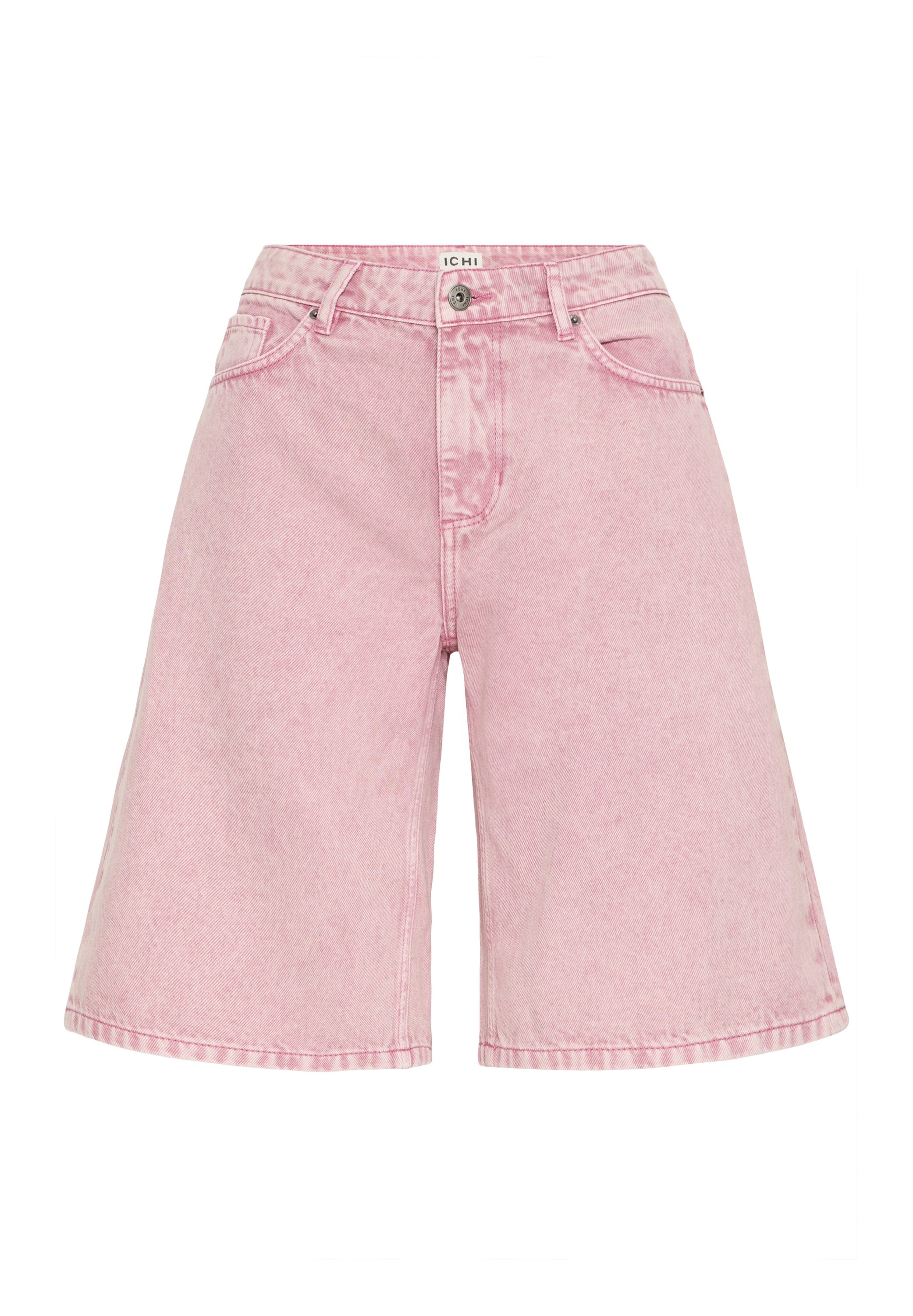 ICHI IHKIRSTEN BERMUDA SHO - Jeansshort - wild orchid/donkerroze