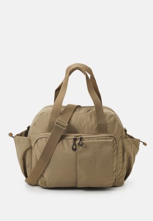 Kidzroom Sac à Langer Hello Little One - Sac à Dos Beige Motif Mignon Avec Matelas à Langer, Bandoulière Réglable