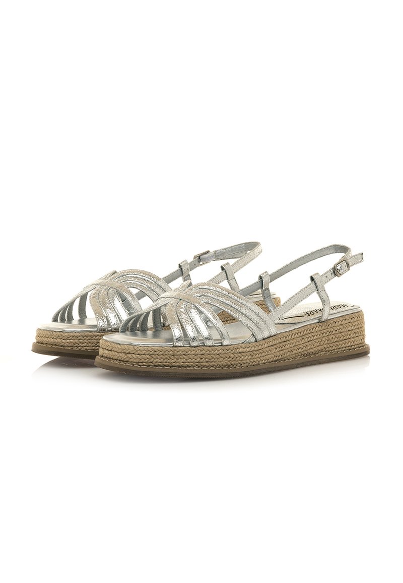 Maria Mare Espadrillas plata/argentato